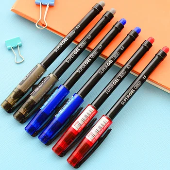

36 pcs/Lot Classic gel pen ballpoint 0.5mm Blue black red color ink pens Office accessories school Wholesale Stationery F208