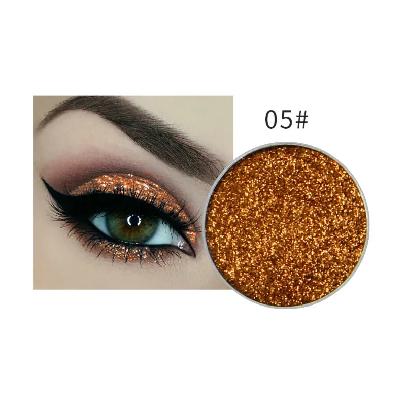 NICEFACE 1Pc Single Color Long-lasting Diamond Eyes Shadow Eye Glitter Shimmer Makeup Powder Monochrome Glitters 24colors TSLM1