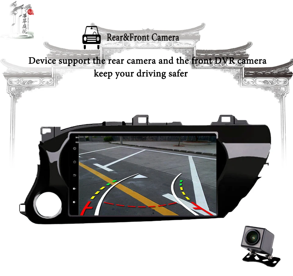  Octa Core Android 9.0 RAM 4GB Car radio Multimedia gps nav 3/4G Lte wifi Aux SD tape recorder For T