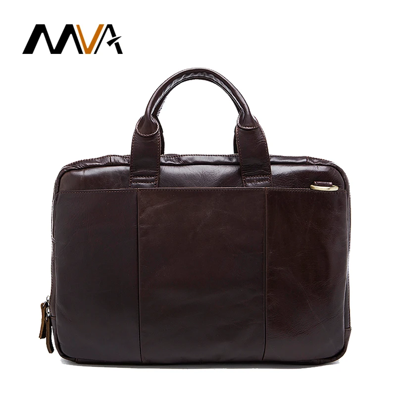 MVA Briefcase Male Messenger Bag men's Genuine Leather Bag for Document Men Shoulder travel Handbags satchel laptop 14 inch 8902 MVA Briefcase Male Messenger Bag men's Genuine Leather Bag for Document Men Shoulder travel Handbags satchel laptop 14 inch 8902