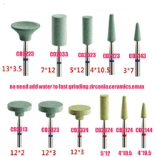 1 шт. Стоматологическая лаборатория керамика алмазный камень шлифовальный станок циркониевая керамика emax коронки полировщик быстрая полировка идеальный эффект