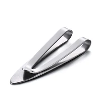 Steel Money Clip Cash Clamp Holder For Men And Women Quality Simple Metal Money Clip Front Pocket Wallet - Images 8 Steel Money Clip Cash Clamp Holder For Men And Women Quality Simple Metal Money Clip Front Pocket Wallet - Images 8