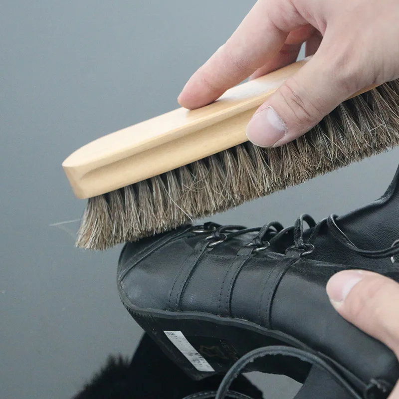shoe polish on leather sofa