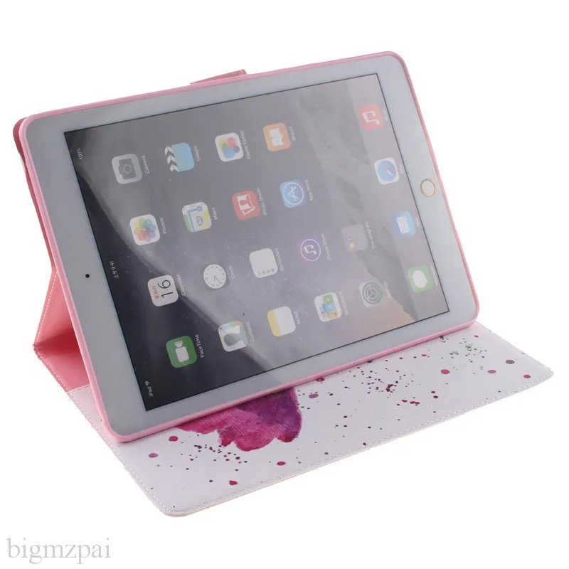 PU Leather Wallet Flip Case For Apple Air 2 Case For Apple Ipad 6 Folio Stand Tablet Cover 9.7 Inch Protector Skin Fundas Coque (18)