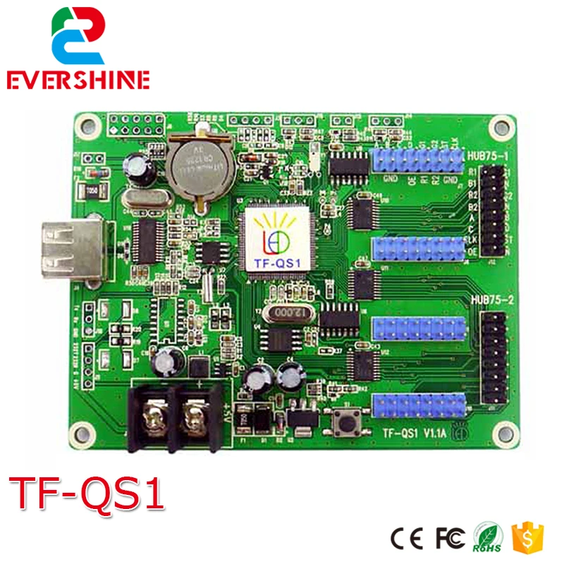 Крытый и открытый RGB светодио дный перемещающийся светодиодный знак контроллер TF-QS1 для P3, P4, P5, P6, P7.62, P8, P10