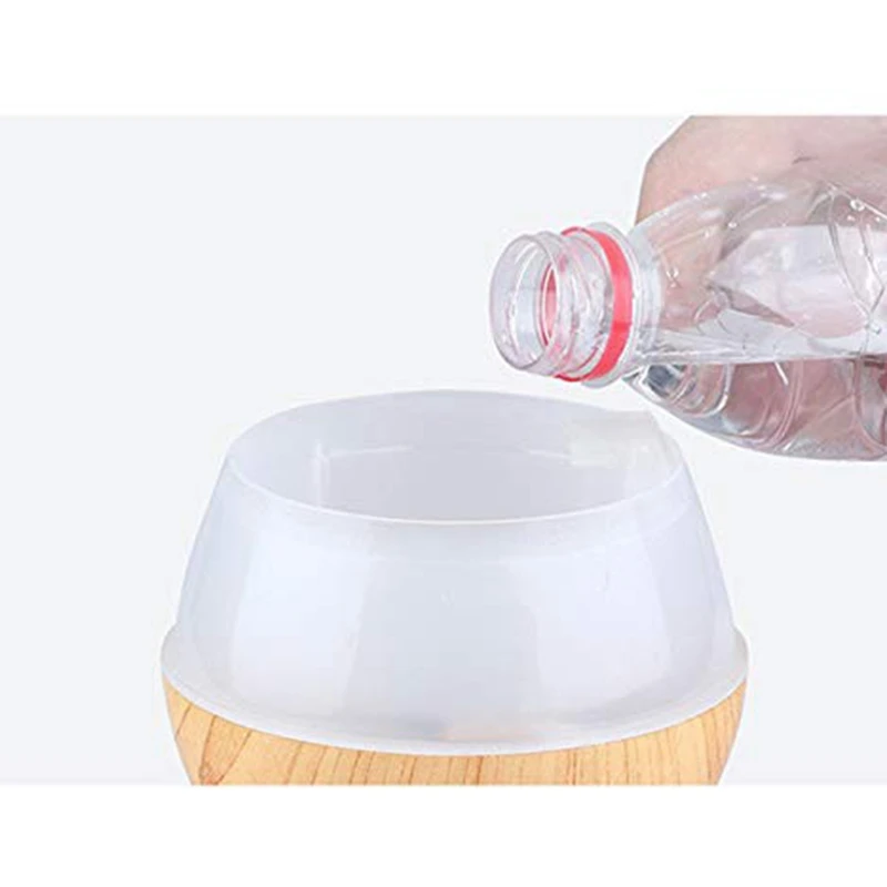 Essential Oil Diffuser,Bluetooth Aroma Diffuser Portable Ultrasonic Cool Mist Humidifier with 7 Color Led Lights, Vase-Shaped