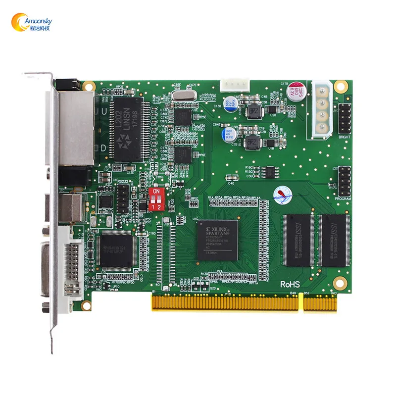 Видеопроцессор Linsn Ts802D видеоконтроллер для карты отправки узкого пикселя