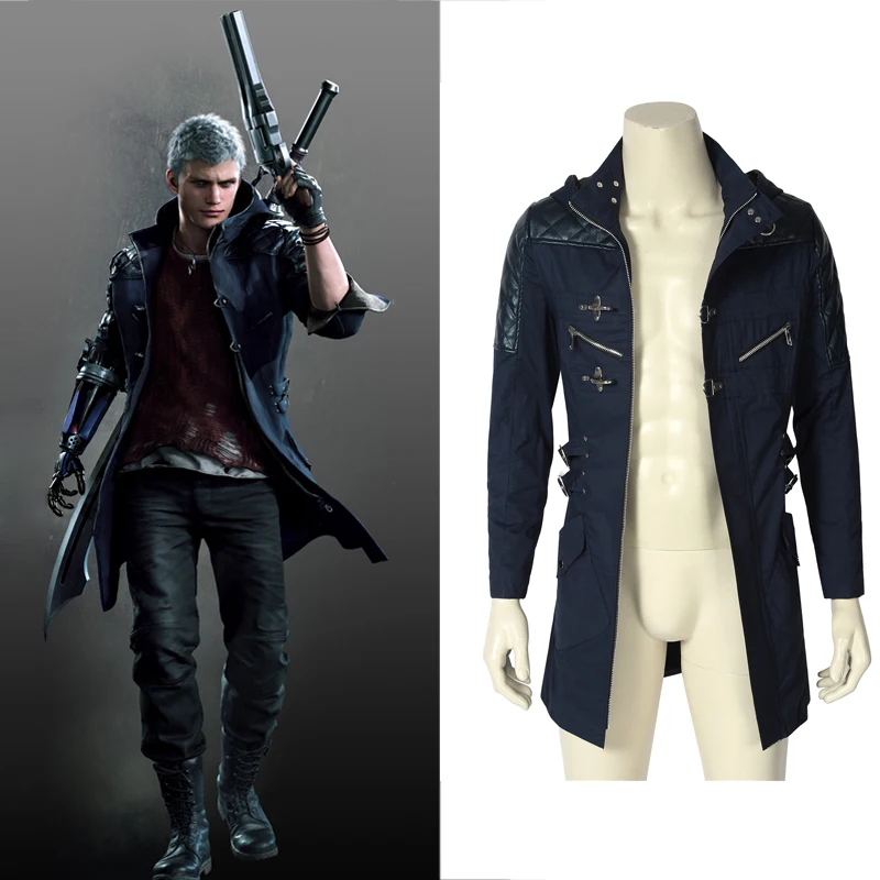 Game Devil May Cry 5 Costume Jacket Dmc5 Nero Cosplay Costume Devil