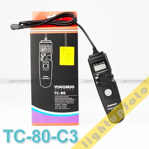 Timer remote cord for Canoon 1D 1DS 5D 40D 20D 10D TC-80 C3 PCAR2TC80-C3 | Электроника