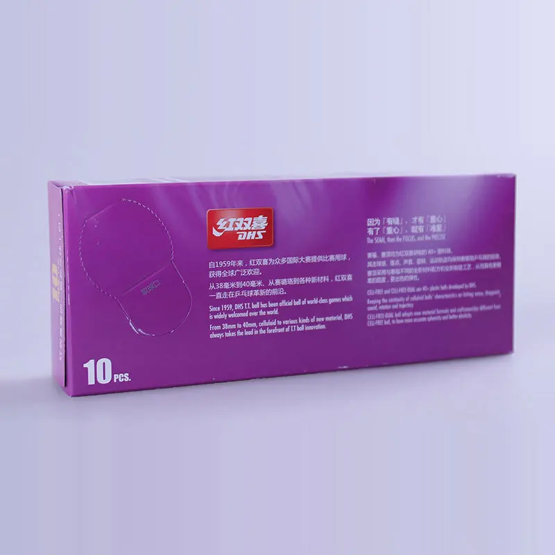 Мячи для настольного тенниса DHS из нового материала 1 звезда d40 + мячи ABS 40