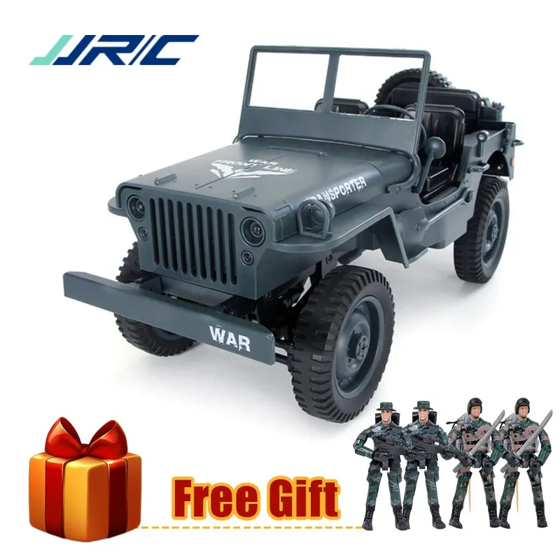 JJRC Q65 Мини RC Автомобиль 2,4G 1/10 Jedi пропорциональный 15 км/ч пульт дистанционного управления гусеничный военный RC автомобиль с навесом светодиодный светильник игрушки - Цвет: Blue mode 2