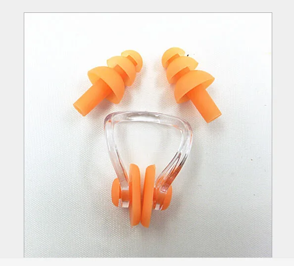 1 пара водонепроницаемый плавательный ming силиконовые ушные затычки для плавания для взрослые Пловцы для детей дайвинг мягкий анти-шум ушной затычки - Цвет: Orange