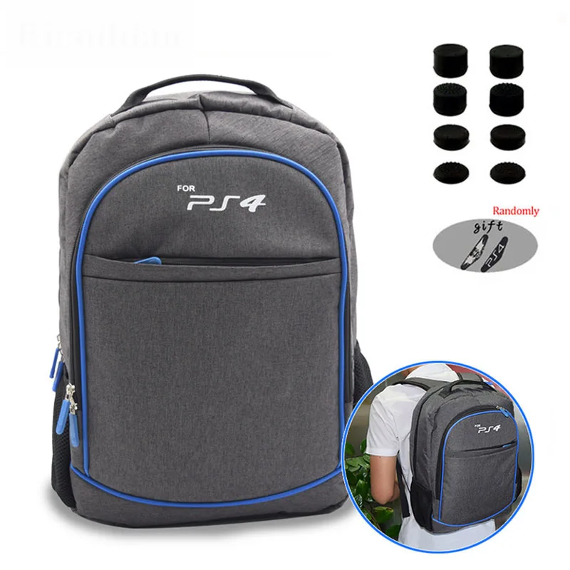 Backpack Для PS4 игры Sytem Рюкзак Холст сумки для переноски Чехол защитный наплечный для playstation 4 PS4 консоли Путешествия хранения рюкзак - Цвет: Backpack