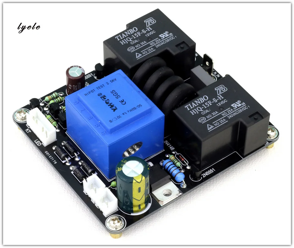 

Class A power amplifier Power delay buffer soft start protection board