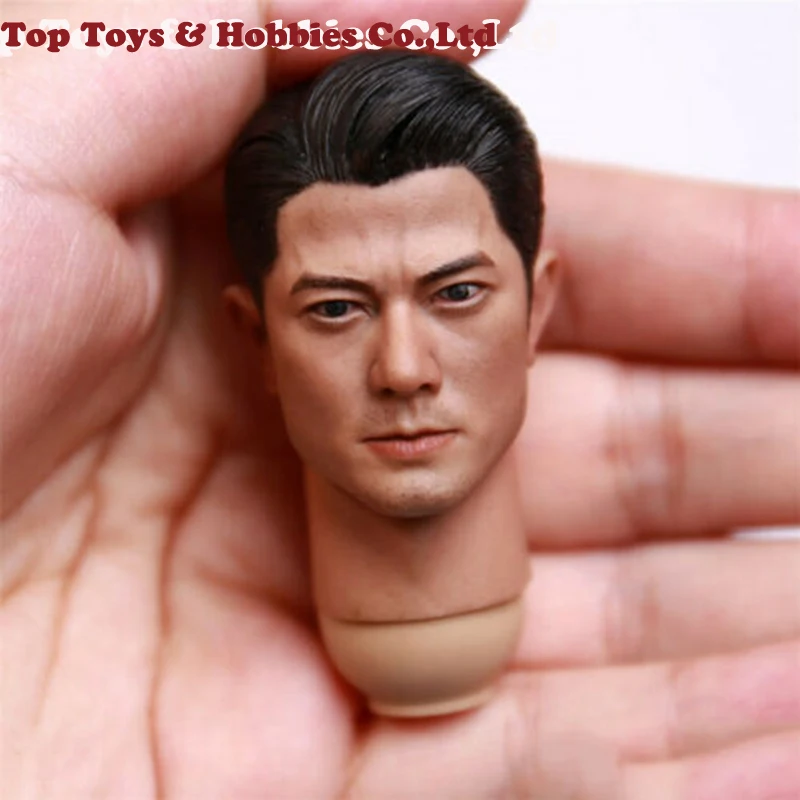 

1/6 Scale Asian Actor Aaron Kwok Male Head Sculpt W/neck Fit 12'' Figure Toy For 12" Male Body Headply Toys