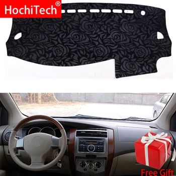 

Rose Pattern Non-slip Dashmat Dash Mat Dashboard Cover Pad Cover Carpet Car Sticker for Nissan GENISS 2006 Car Styling