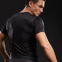 3D футболки с принтом Для мужчин сжатия рубашка новая Бэтмен комиксы Косплэй костюм топы с короткими рукавами для мужчин Фитнес Костюмы