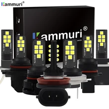 KAMMURI LED Fog Lamp H1 H3 H7 H8 H11 H16 LED HB3 9005 HB4 9006 P13W PSX26W PSX24W LED Bulbs H27W 800 881 h27w2 h27w/2 Auto Light