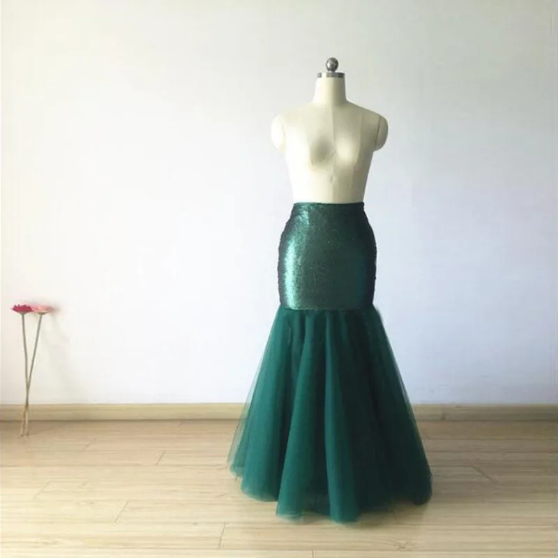sequin top with tulle skirt