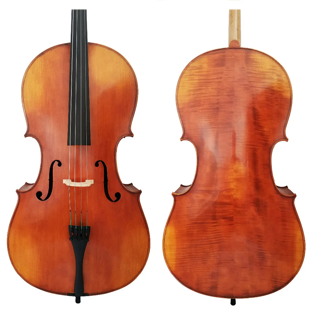 Копия Antonio Stradivarius 1716 Виолончель ручной работы из цельного дерева клена ель высшего класса FPVC01