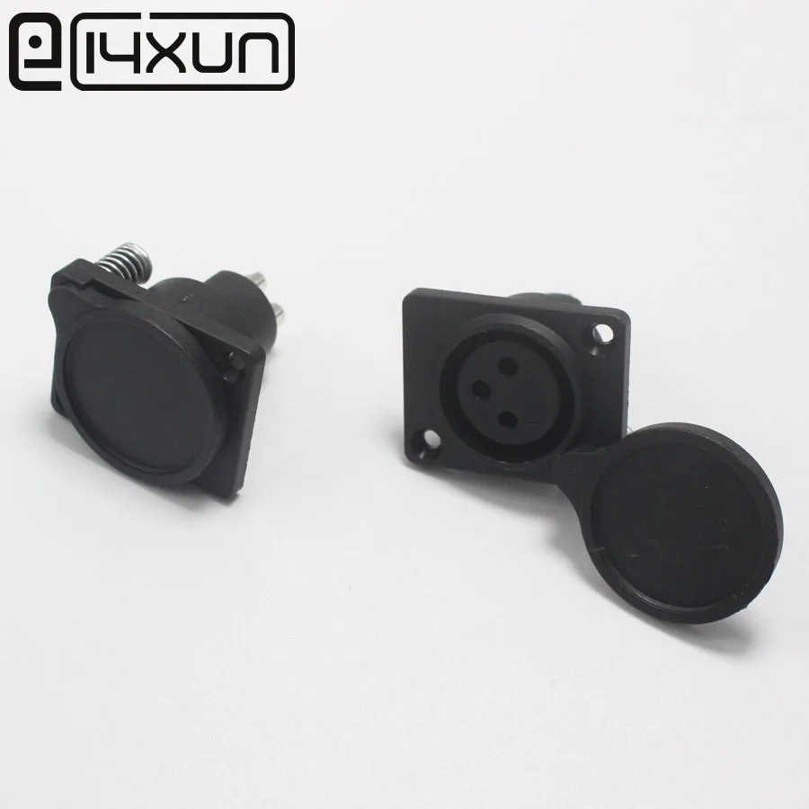 EClyxun 10 шт./лот XLR 3-контактный водонепроницаемый женский корпус панель монтажный