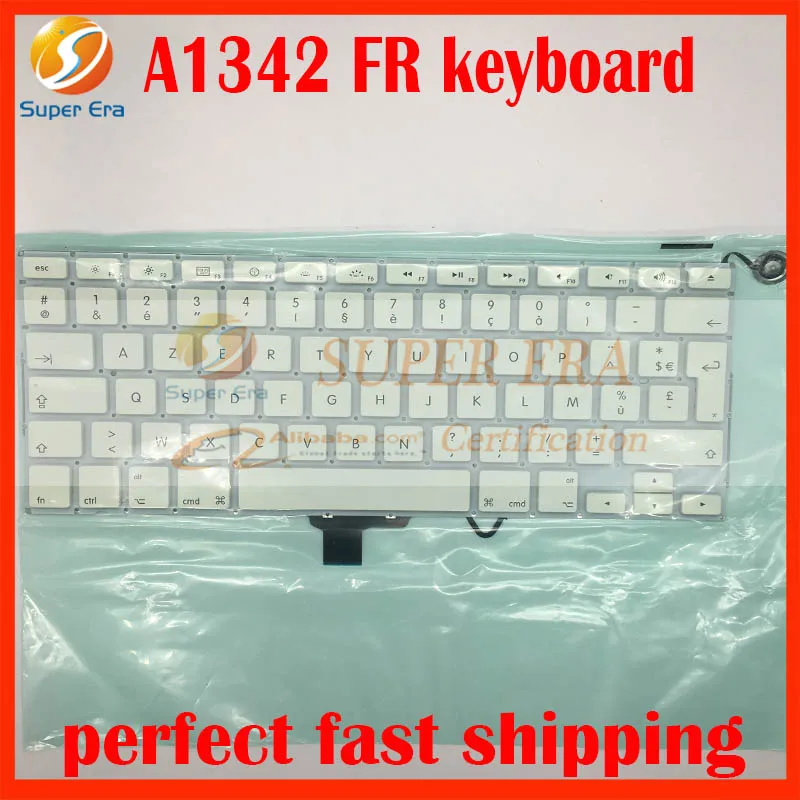 A1342 FR Франция Французская клавиатура для macbook 13 3 2009 2010 год французский AZERTY макет |