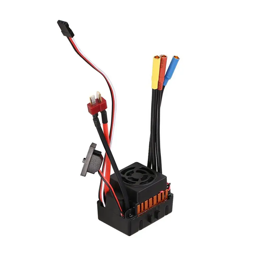 OCDAY Waterproof 60A RC Brushless ESC BEC Car Parts Electric Speed Controller with 5.5V 3A BEC for 1/10 RC Car Truck-in Parts