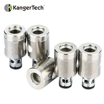 

Original 5pcs Kanger Subtank /TOPTANK /NEBOX Tank Clapton Coil 0.5ohm Stainless Steel Case KAL wire Janpan Cotton Head ecig