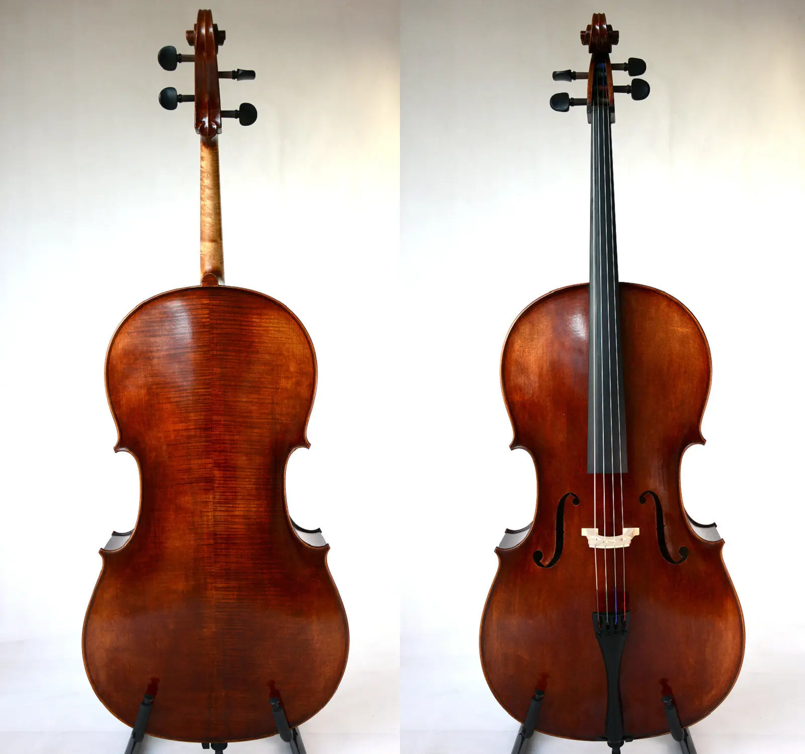 

Great Sounding Cello Stradivari 1712 Davidov Cello Chestnut Color