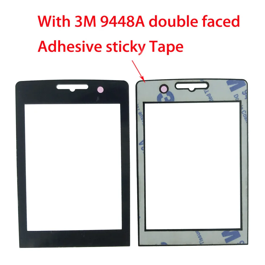 

NEW For PHILIPS X623 Front panel lens Not Touch Screen With 3M 9448A double faced Adhesive sticky Tape