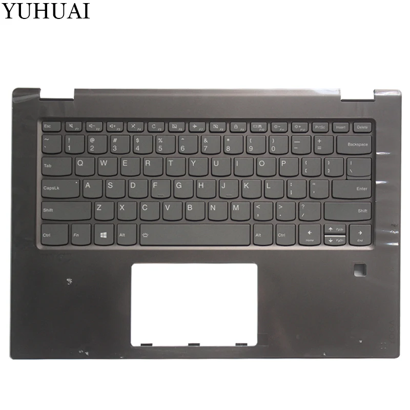 NEW US keyboard FOR LENOVO YOGA 520-14 520-14IKB US laptop keyboard with gary palmrest NEW US keyboard FOR LENOVO YOGA 520-14 520-14IKB US laptop keyboard with gary palmrest