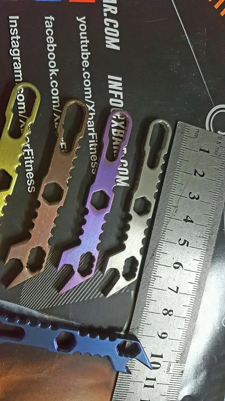 Punho e abridor de Garrafas e multi função Ultra leve de Liga de Titânio Chave de Fenda H871 Ferramentas Chave e super Duro Tc4 Edc Pequeno Demais 18 tc4 chave de fenda edc pequeno também