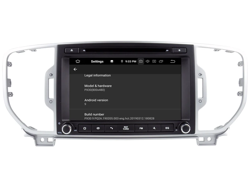 Top Navirider OS 9.0 Car Android Player For KIA SPORTAGE 2016 car radio gps navigation bluetooth TDA7851 Amplifier sound System 5