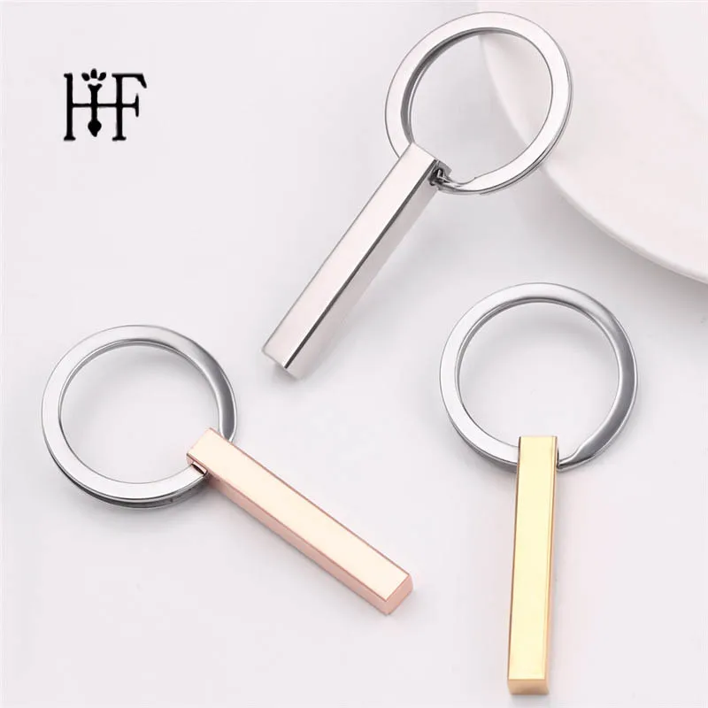 

Customized Bar Key Chain Stainless Steel Keychains For Men Women Driver Son Daughter Husbands Personalized Birthday Gifts