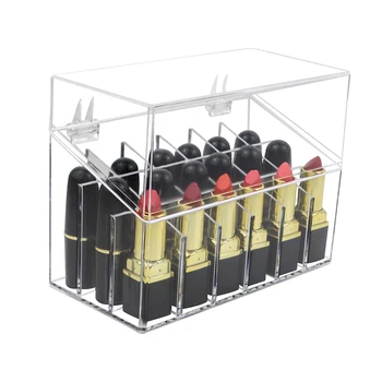 

Acrylic Makeup Organizer Storage Box Cosmetic Box Lipstick Jewelry Box Case Holder Display Stand makeup organizer Box