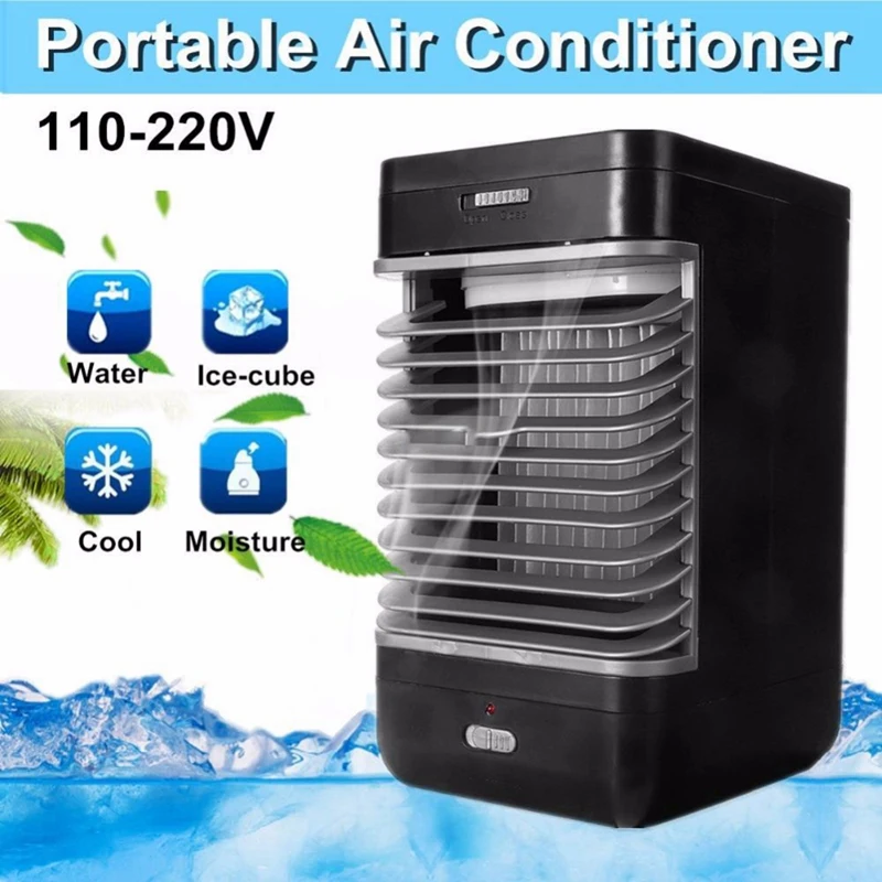 

Home Office Mini Air Conditioning Fan Table Air Cooler Conditioner Cooling Fan Humidifier Portable Mini Air Conditioning Equip