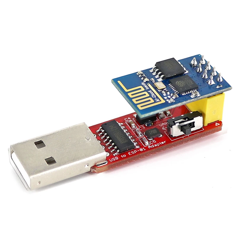 Открытый Смарт USB к ESP8266 ESP-01 Wi-Fi адаптер модуль с CH340G драйвер