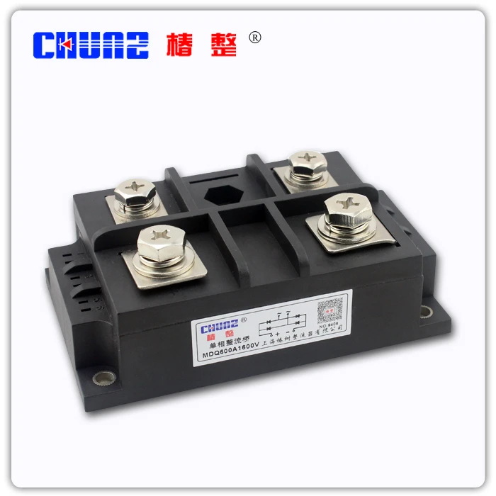 

[BELLA] - Chunshu rectifier MDQ600A1600V auxiliary current single-phase bridge rectifier module module accessories