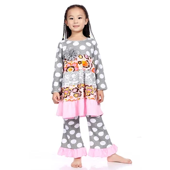 

Christmas clothes baby girls xmas Outfit girl boutique ruffle pants long sleeve baby girl fall christmas outfits