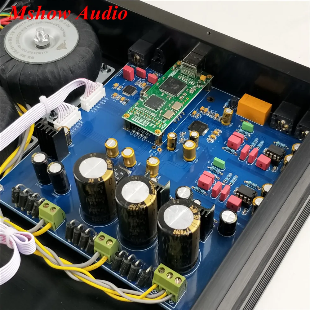 AK4497 цифровой аудио декодер ЦАП + Amanero USB поддерживает DSD обновления AK4495SEQ|Усилители