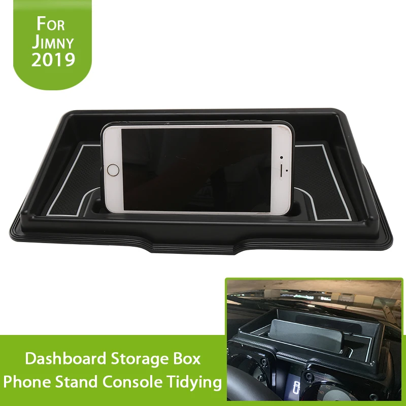 

Car Dashboard Storage Box for Suzuki Jimny 2019 Interior Accessories Multifunction Non-Slip Phone Stand Console Tidying 1piece