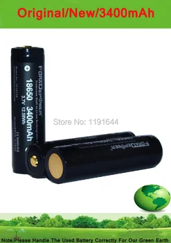 

6PCS/lot Foradepower PROTECTED 3.7V 18650 3400mah High Drain Diving Flashlight Rechargeable Battery With Plastic Case