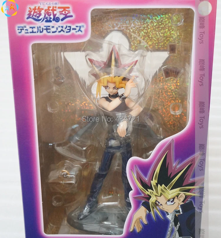 

Hot Sale Yu Gi Oh King of Game Mutou Yugi Atum Japan Game Anime Comic 23CM Figure Toys New Box