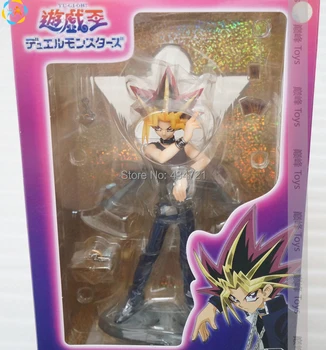 

Hot Sale Yu Gi Oh King of Game Mutou Yugi Atum Japan Game Anime Comic 23CM Figure Toys New Box