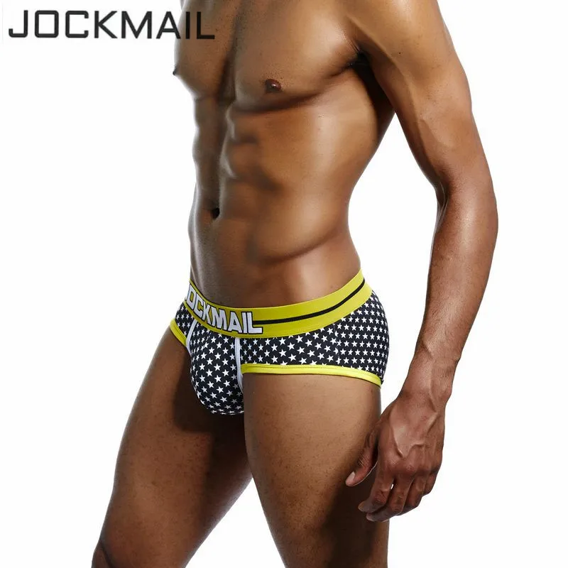 Трусы брифы JOCKMAIL мужские из хлопчатобумажной ткани Брендовое нижнее белье