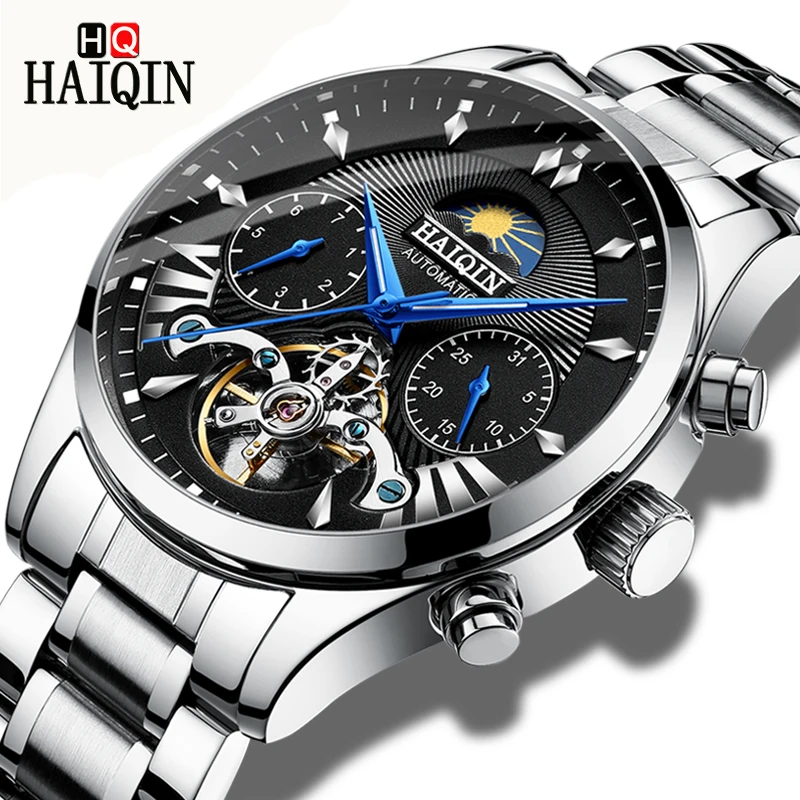 

HAIQIN Men's Watches Watch Men Luxury Fashion Men's Mechanical Watch Business Brand Military / Sports / Watch Relogio Masculino