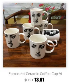 Винтажный Золотой кофейный набор Fornasetti, чайник, сахарный горшок, молочный кувшин, керамические кофейные чашки, наборы чайных чашек, посуда для напитков, кухонный домашний декор, подарок