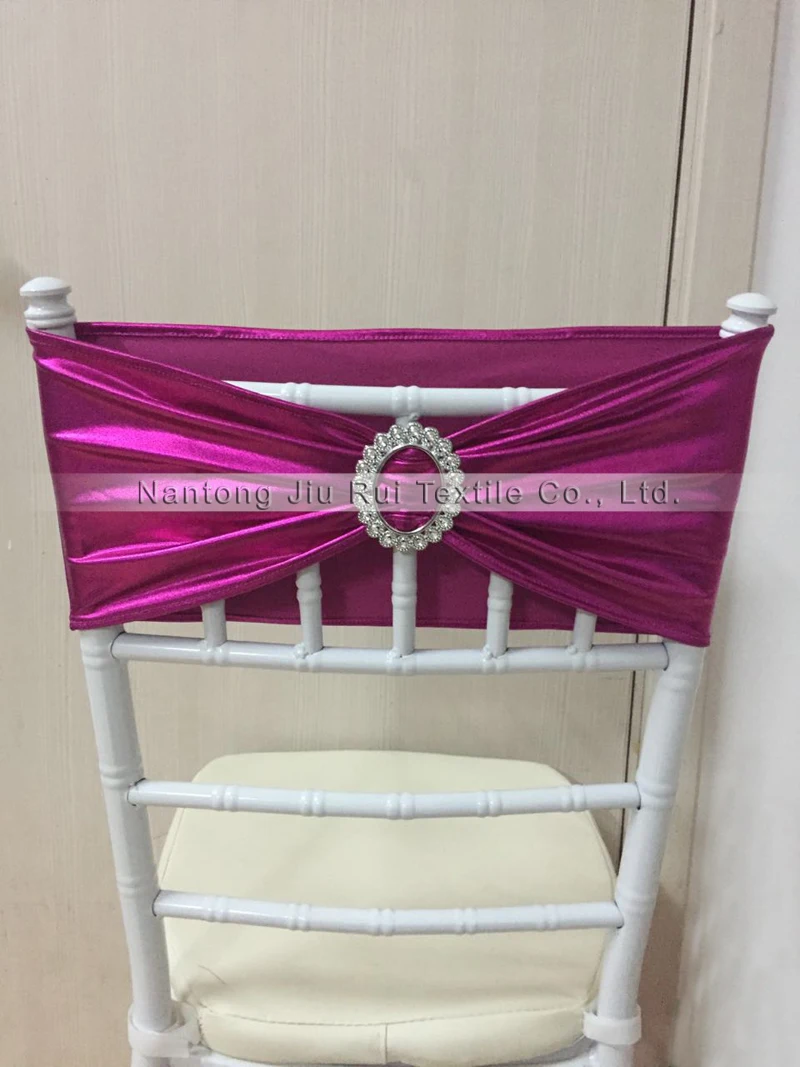 

100 pcs Free Shipping Hot Sale !New Design Metallic Buckle Chair Decoration Chair Band