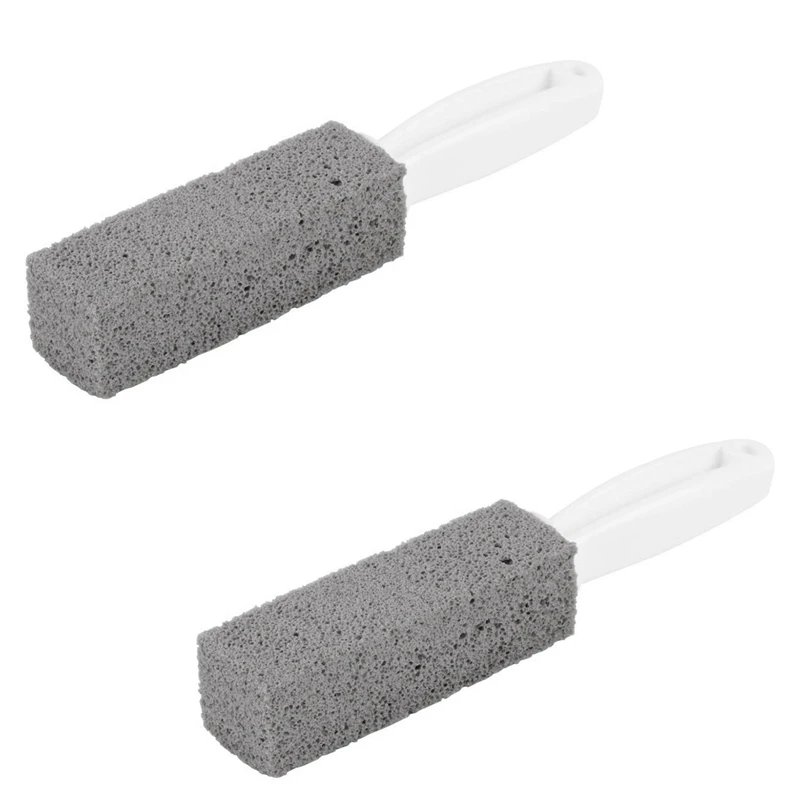 

Pumice Stone Toilet Bowl Cleaner Multi-Purpose Pumice Stone Cleaning Stick W/ Handle For Toilet Bowl, Rust ,Grill & Household