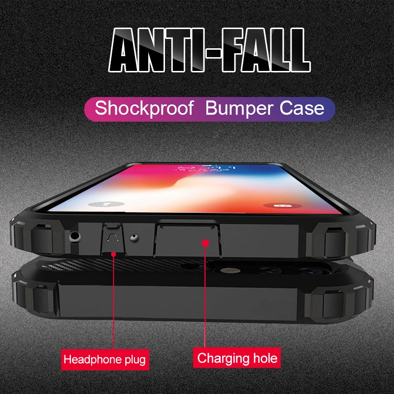 

Luxury Soft Bumper Case Cover On The For IPhone XS Max XR X 8 7 6 Plus Shockproof Case For IPhone 6 6s 8 7 X Armor Silicone Case